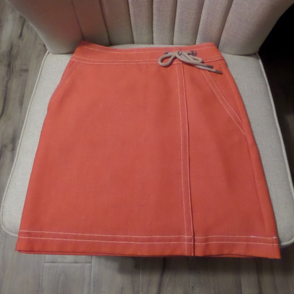 ANN TAYLOR Orange Size 0 Skirt B01